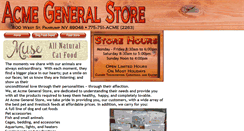 Desktop Screenshot of acmegeneralstore.net